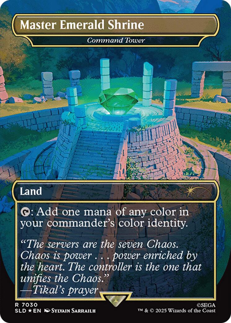 Master Emerald Shrine - Command Tower (7030) [Secret Lair Drop Series] - Magic: The Gathering - Card Brawlers | Quebec | Canada |