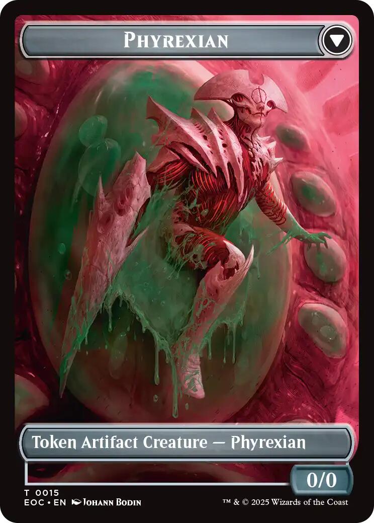 Incubator // Phyrexian Double-Sided Token [Edge of Eternities Commander Tokens] - Magic: The Gathering - Card Brawlers | Quebec | Canada |