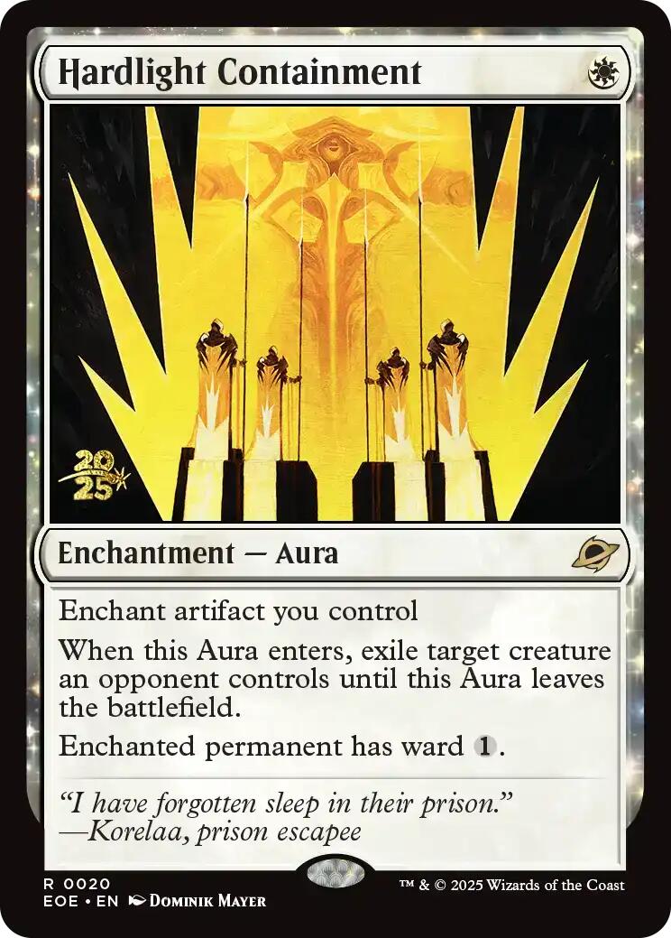 Hardlight Containment [Edge of Eternities Prerelease Promos] - Magic: The Gathering - Card Brawlers | Quebec | Canada |