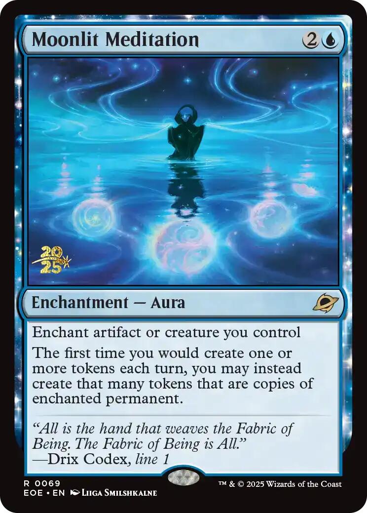 Moonlit Meditation [Edge of Eternities Prerelease Promos] - Magic: The Gathering - Card Brawlers | Quebec | Canada |