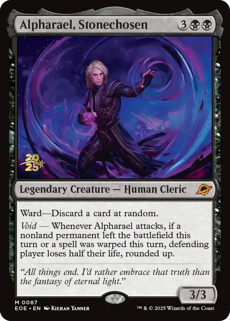 Alpharael, Stonechosen [Edge of Eternities Prerelease Promos] - Magic: The Gathering - Card Brawlers | Quebec | Canada |