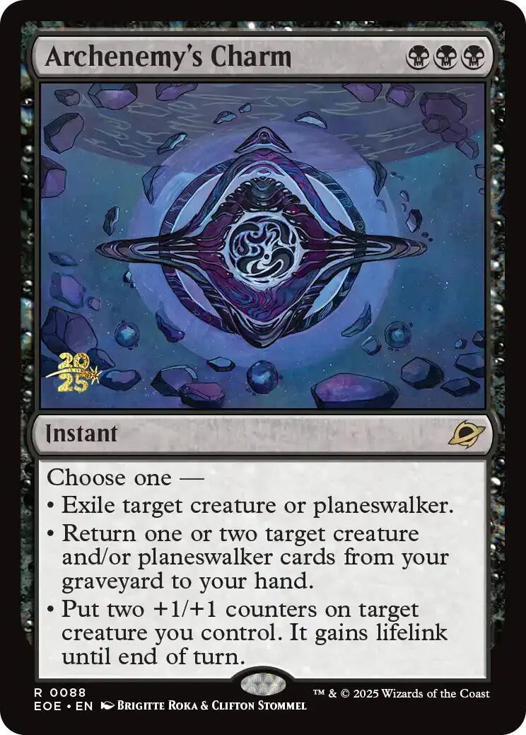 Archenemy's Charm [Edge of Eternities Prerelease Promos] - Magic: The Gathering - Card Brawlers | Quebec | Canada |