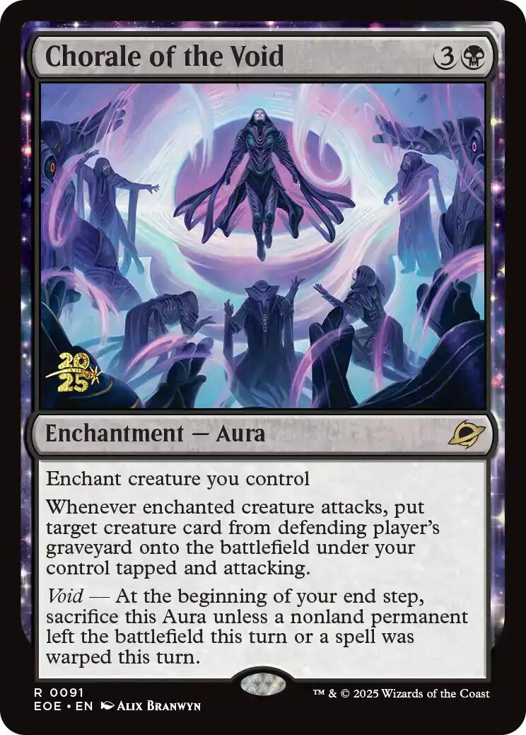 Chorale of the Void [Edge of Eternities Prerelease Promos] - Magic: The Gathering - Card Brawlers | Quebec | Canada |
