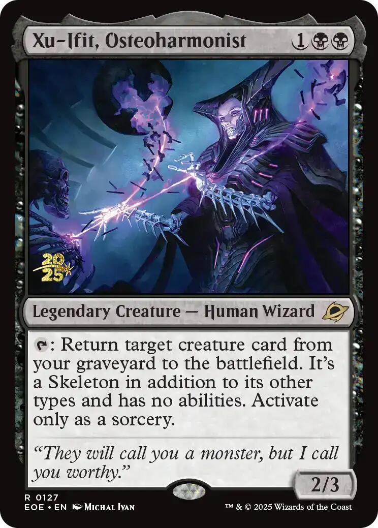 Xu-Ifit, Osteoharmonist [Edge of Eternities Prerelease Promos] - Magic: The Gathering - Card Brawlers | Quebec | Canada |
