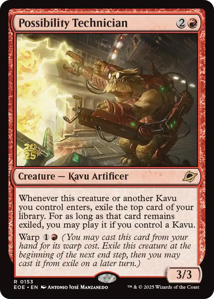 Possibility Technician [Edge of Eternities Prerelease Promos] - Magic: The Gathering - Card Brawlers | Quebec | Canada |