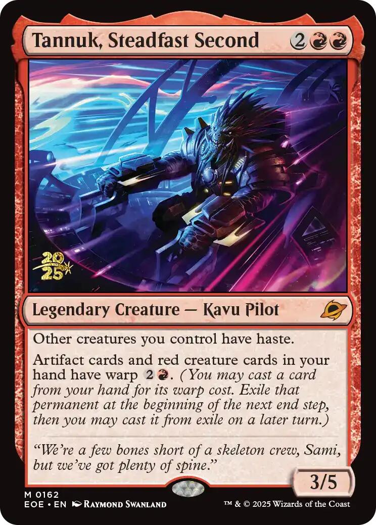 Tannuk, Steadfast Second [Edge of Eternities Prerelease Promos] - Magic: The Gathering - Card Brawlers | Quebec | Canada |