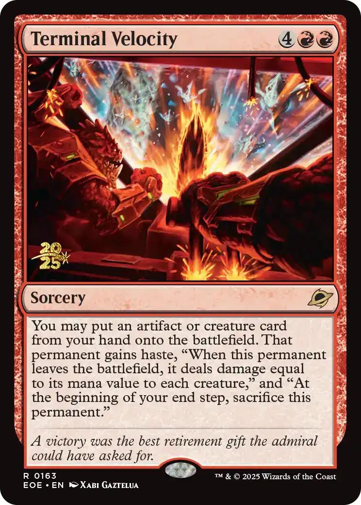 Terminal Velocity [Edge of Eternities Prerelease Promos] - Magic: The Gathering - Card Brawlers | Quebec | Canada |