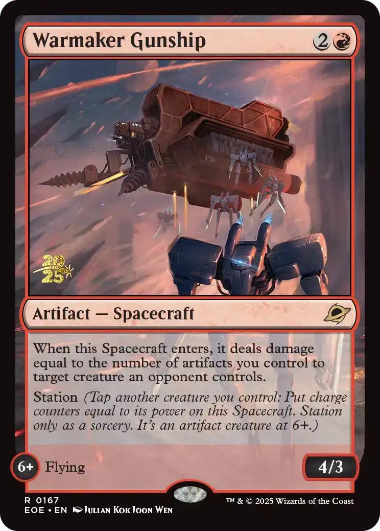 Warmaker Gunship [Edge of Eternities Prerelease Promos] - Magic: The Gathering - Card Brawlers | Quebec | Canada |