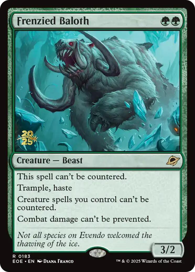 Frenzied Baloth [Edge of Eternities Prerelease Promos] - Magic: The Gathering - Card Brawlers | Quebec | Canada |