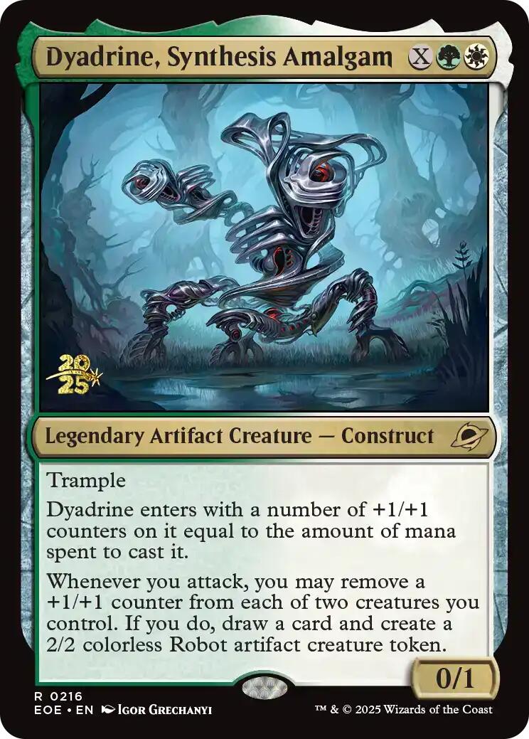 Dyadrine, Synthesis Amalgam [Edge of Eternities Prerelease Promos] - Magic: The Gathering - Card Brawlers | Quebec | Canada |