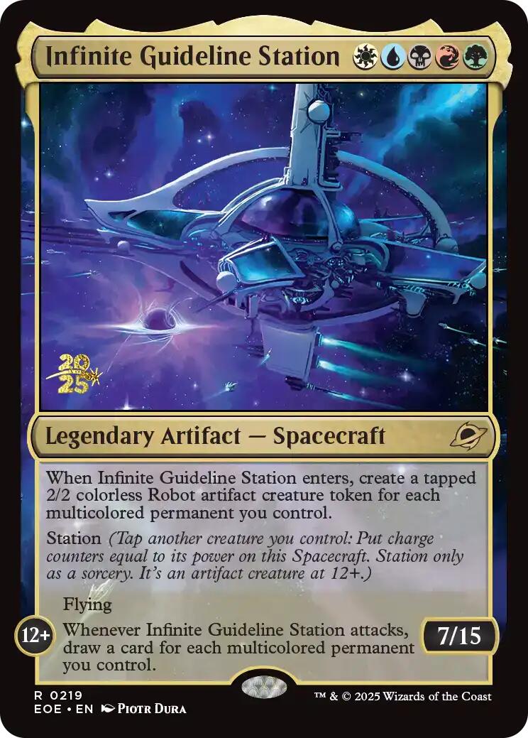 Infinite Guideline Station [Edge of Eternities Prerelease Promos] - Magic: The Gathering - Card Brawlers | Quebec | Canada |