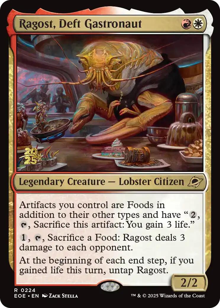 Ragost, Deft Gastronaut [Edge of Eternities Prerelease Promos] - Magic: The Gathering - Card Brawlers | Quebec | Canada |
