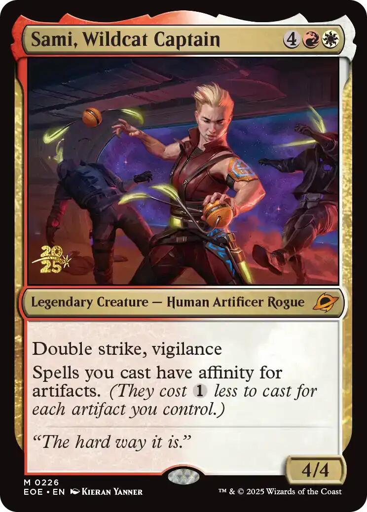 Sami, Wildcat Captain [Edge of Eternities Prerelease Promos] - Magic: The Gathering - Card Brawlers | Quebec | Canada |