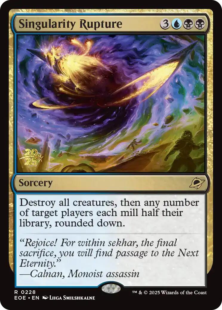 Singularity Rupture [Edge of Eternities Prerelease Promos] - Magic: The Gathering - Card Brawlers | Quebec | Canada |