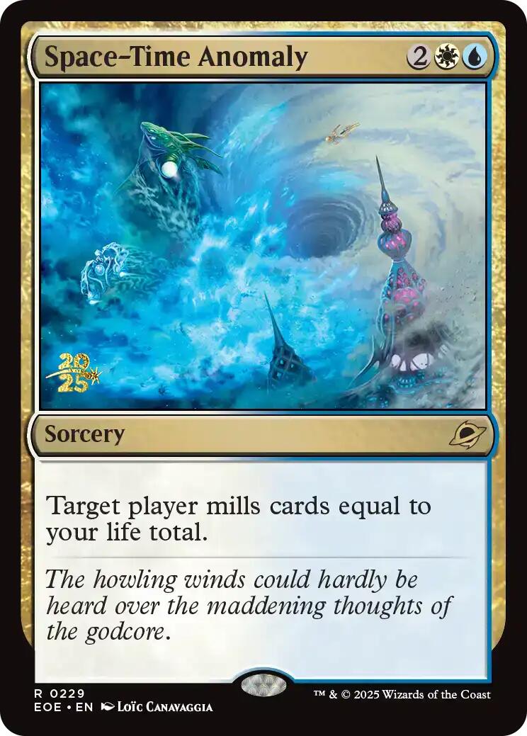 Space-Time Anomaly [Edge of Eternities Prerelease Promos] - Magic: The Gathering - Card Brawlers | Quebec | Canada |