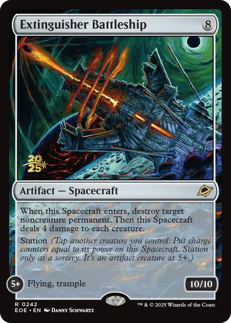 Extinguisher Battleship [Edge of Eternities Prerelease Promos] - Magic: The Gathering - Card Brawlers | Quebec | Canada |
