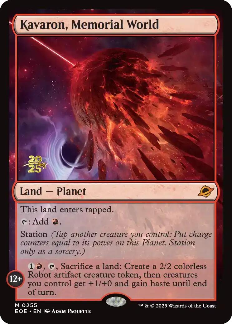 Kavaron, Memorial World [Edge of Eternities Prerelease Promos] - Magic: The Gathering - Card Brawlers | Quebec | Canada |