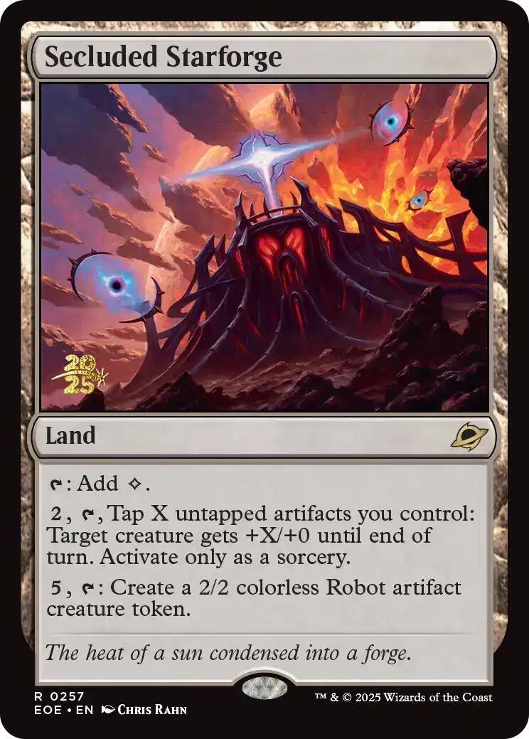 Secluded Starforge [Edge of Eternities Prerelease Promos] - Magic: The Gathering - Card Brawlers | Quebec | Canada |