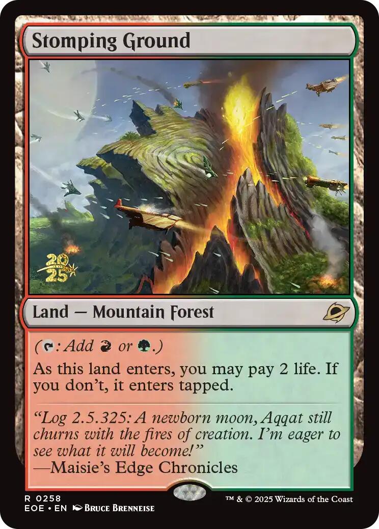 Stomping Ground [Edge of Eternities Prerelease Promos] - Magic: The Gathering - Card Brawlers | Quebec | Canada |