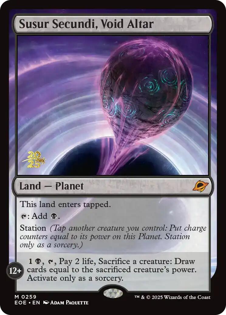 Susur Secundi, Void Altar [Edge of Eternities Prerelease Promos] - Magic: The Gathering - Card Brawlers | Quebec | Canada |