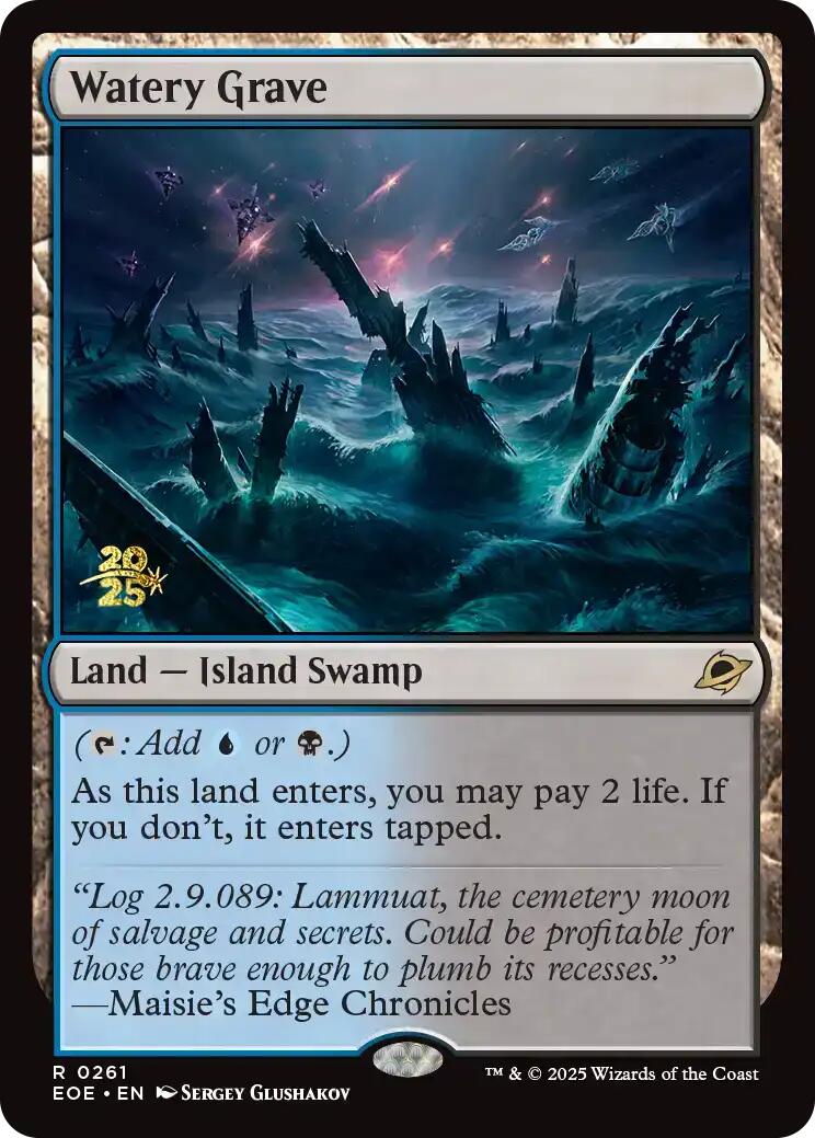 Watery Grave [Edge of Eternities Prerelease Promos] - Magic: The Gathering - Card Brawlers | Quebec | Canada |