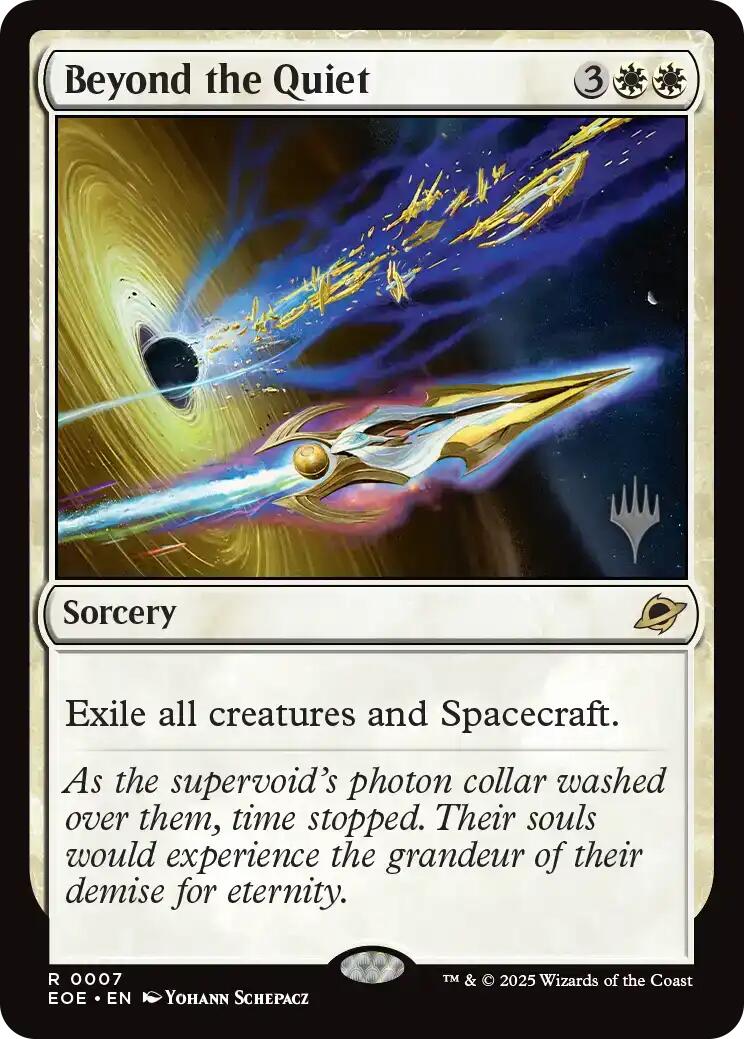 Beyond the Quiet [Edge of Eternities Promo Pack] - Magic: The Gathering - Card Brawlers | Quebec | Canada |