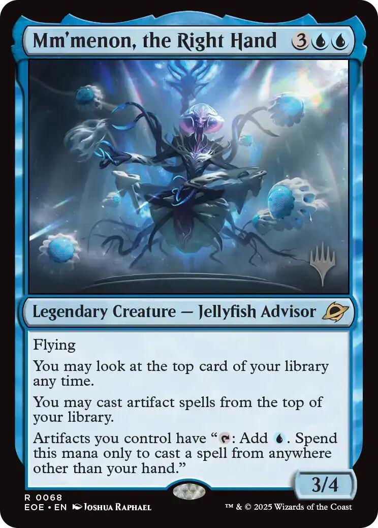 Mm'menon, the Right Hand [Edge of Eternities Promo Pack] - Magic: The Gathering - Card Brawlers | Quebec | Canada |