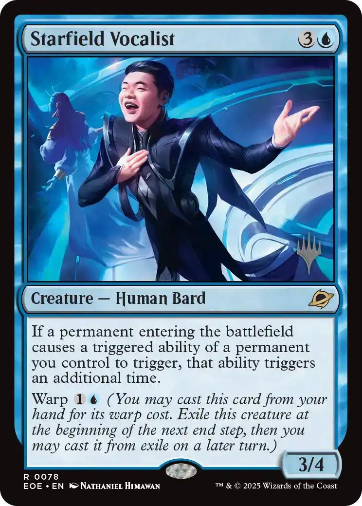 Starfield Vocalist [Edge of Eternities Promo Pack] - Magic: The Gathering - Card Brawlers | Quebec | Canada |