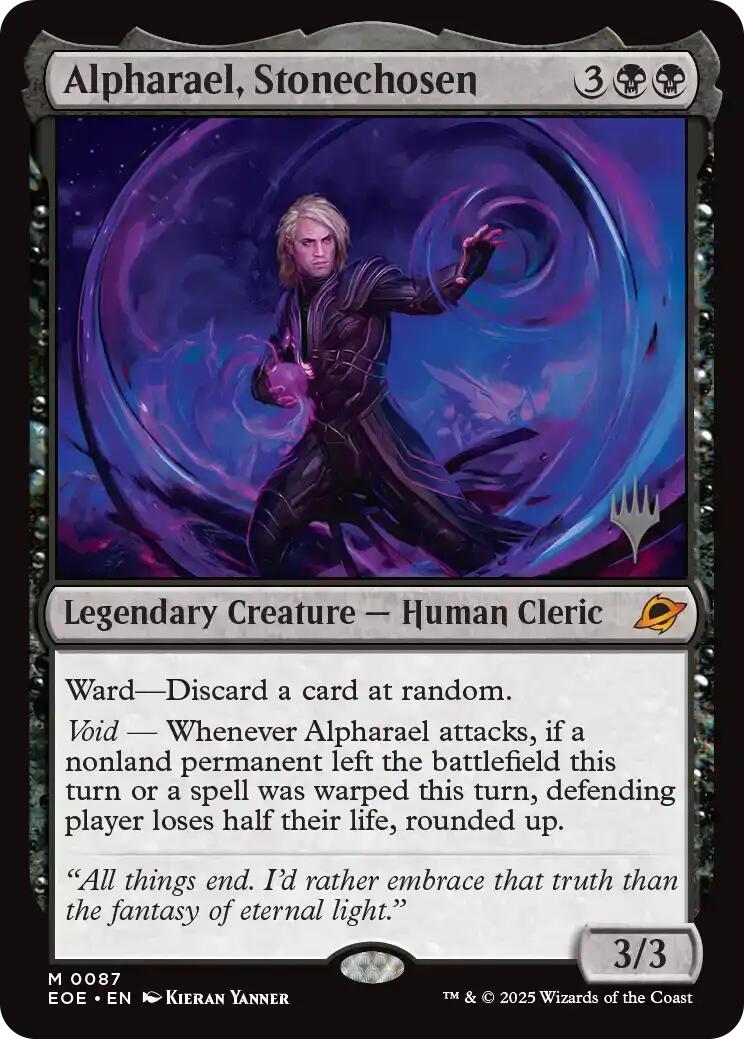 Alpharael, Stonechosen [Edge of Eternities Promo Pack] - Magic: The Gathering - Card Brawlers | Quebec | Canada |