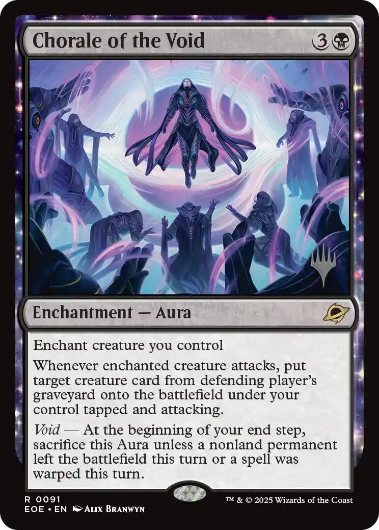 Chorale of the Void [Edge of Eternities Promo Pack] - Magic: The Gathering - Card Brawlers | Quebec | Canada |