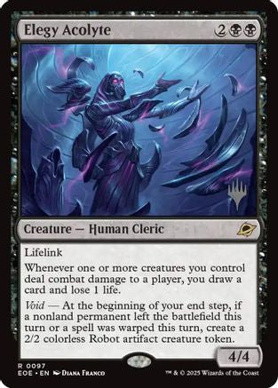 Elegy Acolyte [Edge of Eternities Promo Pack] - Magic: The Gathering - Card Brawlers | Quebec | Canada |
