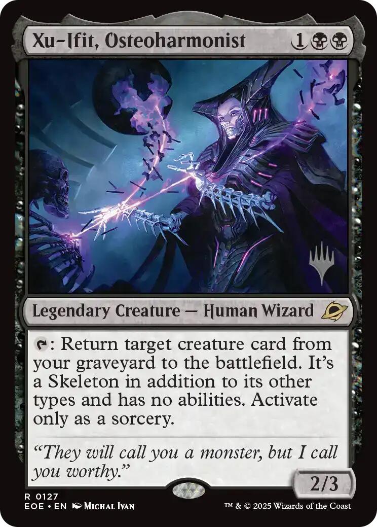 Xu-Ifit, Osteoharmonist [Edge of Eternities Promo Pack] - Magic: The Gathering - Card Brawlers | Quebec | Canada |