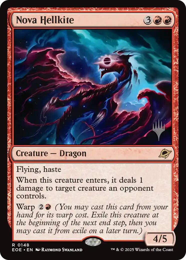 Nova Hellkite [Edge of Eternities Promo Pack] - Magic: The Gathering - Card Brawlers | Quebec | Canada |