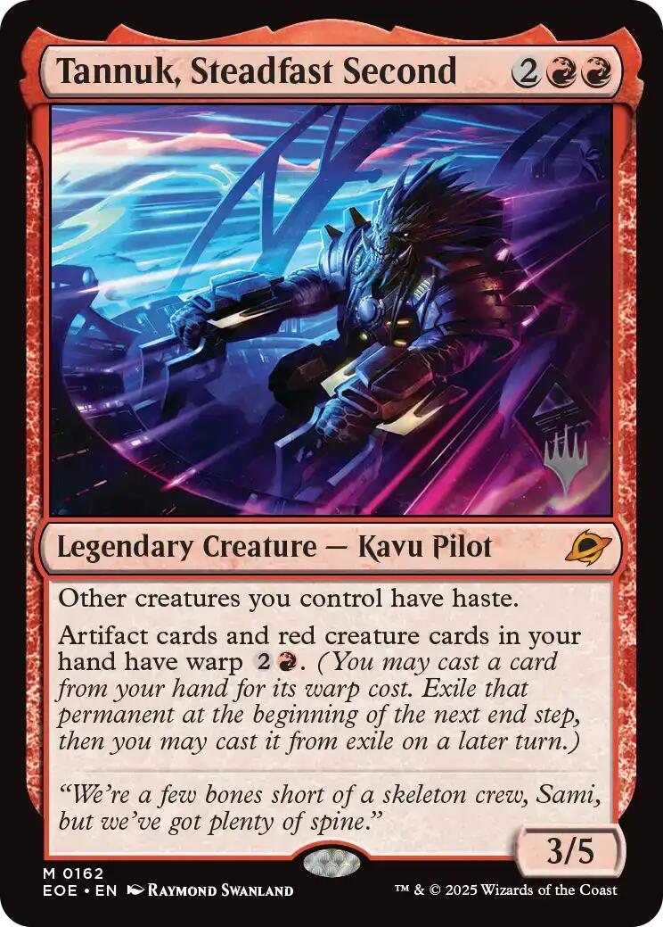 Tannuk, Steadfast Second [Edge of Eternities Promo Pack] - Magic: The Gathering - Card Brawlers | Quebec | Canada |