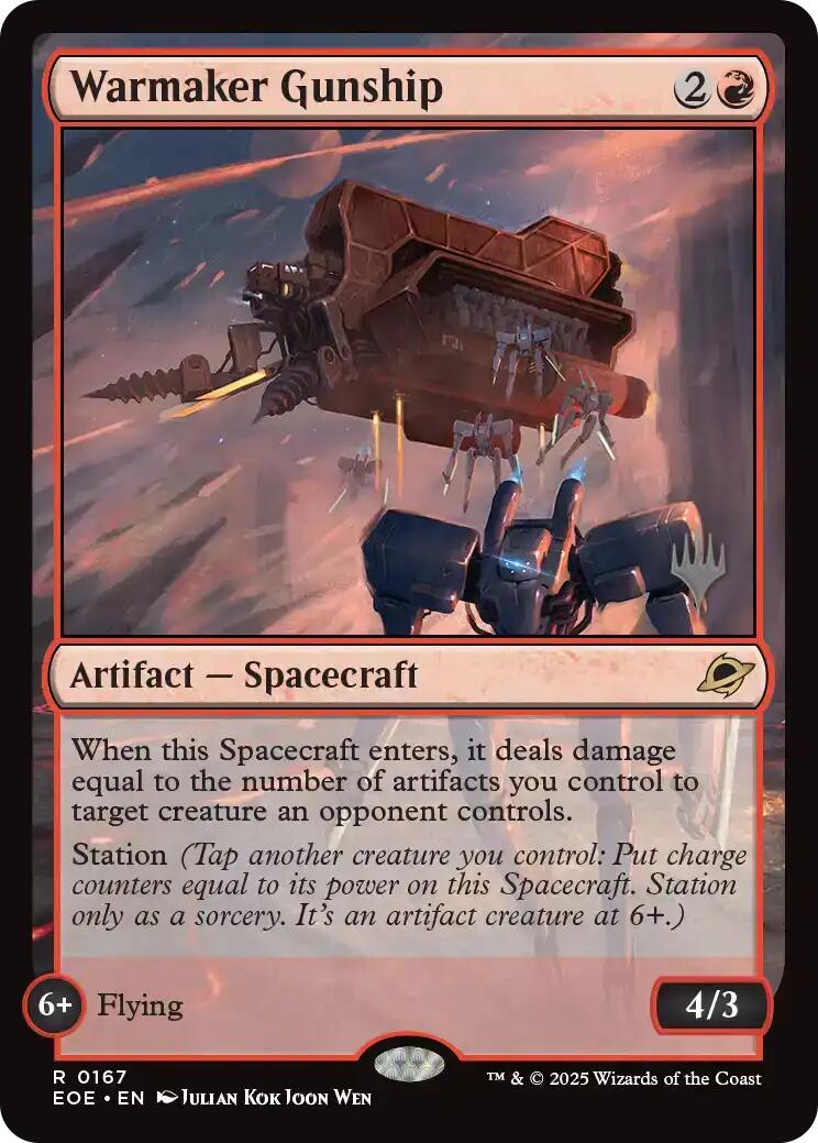 Warmaker Gunship [Edge of Eternities Promo Pack] - Magic: The Gathering - Card Brawlers | Quebec | Canada |