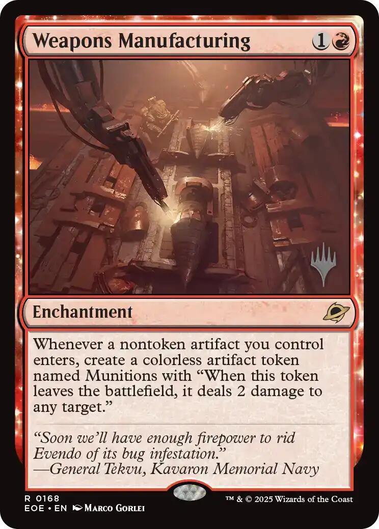 Weapons Manufacturing [Edge of Eternities Promo Pack] - Magic: The Gathering - Card Brawlers | Quebec | Canada |