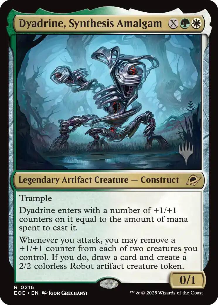 Dyadrine, Synthesis Amalgam [Edge of Eternities Promo Pack] - Magic: The Gathering - Card Brawlers | Quebec | Canada |