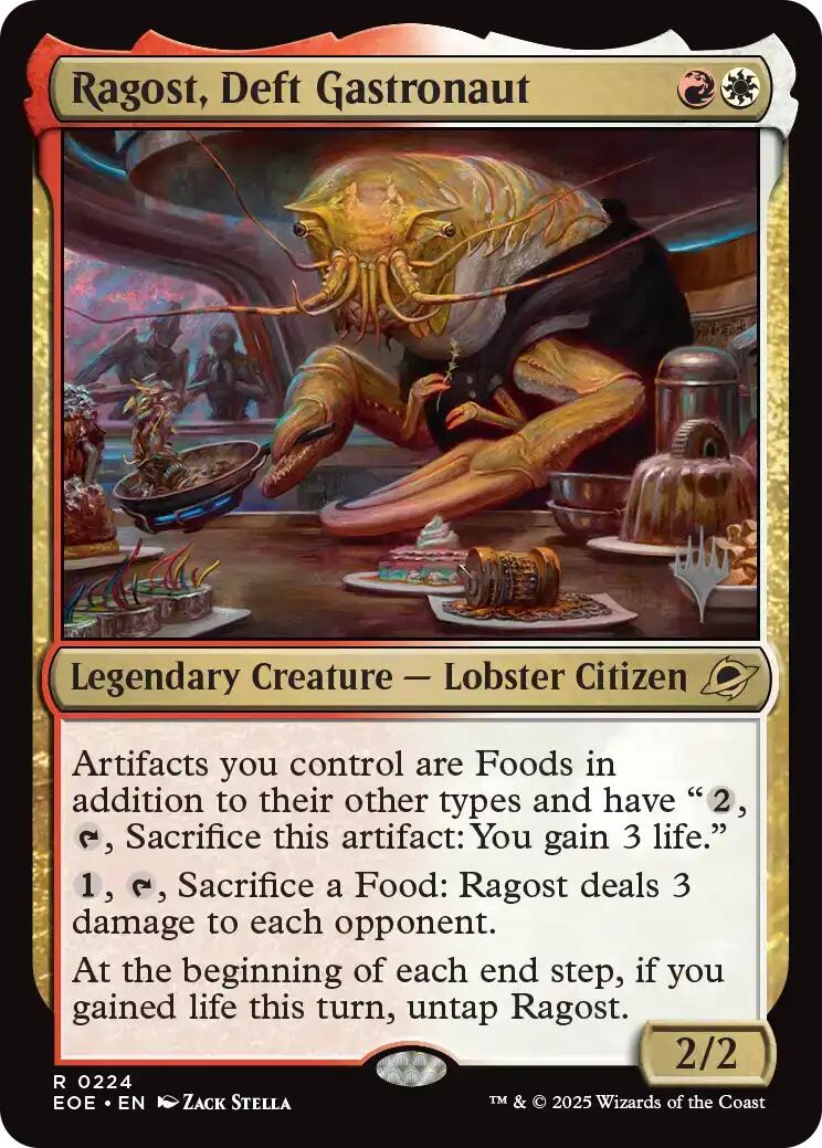 Ragost, Deft Gastronaut [Edge of Eternities Promo Pack] - Magic: The Gathering - Card Brawlers | Quebec | Canada |