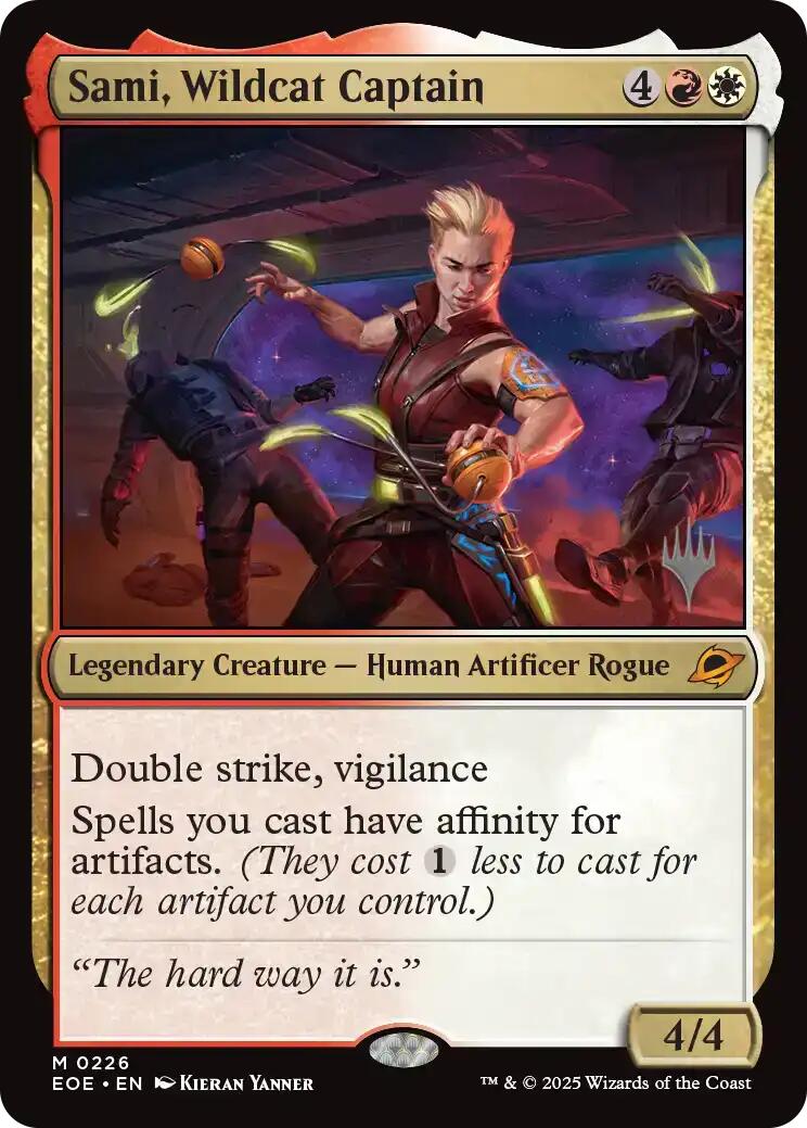 Sami, Wildcat Captain [Edge of Eternities Promo Pack] - Magic: The Gathering - Card Brawlers | Quebec | Canada |