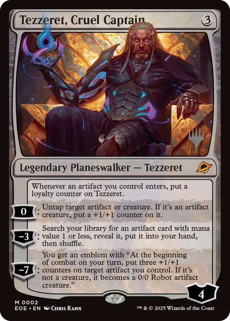 Tezzeret, Cruel Captain [Edge of Eternities Promo Pack] - Magic: The Gathering - Card Brawlers | Quebec | Canada |