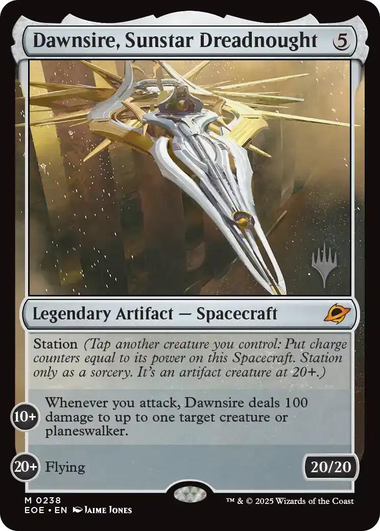 Dawnsire, Sunstar Dreadnought [Edge of Eternities Promo Pack] - Magic: The Gathering - Card Brawlers | Quebec | Canada |