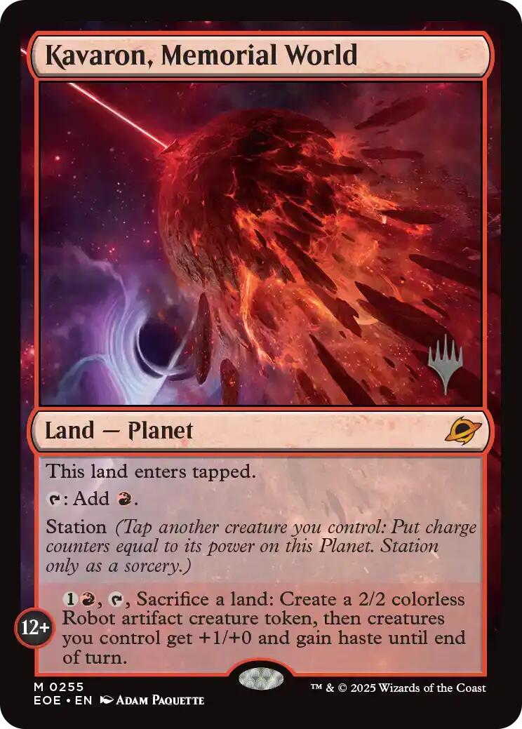 Kavaron, Memorial World [Edge of Eternities Promo Pack] - Magic: The Gathering - Card Brawlers | Quebec | Canada |