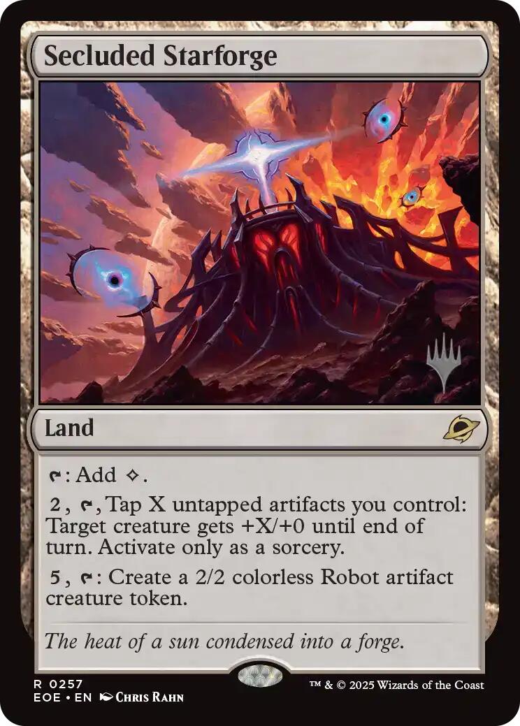 Secluded Starforge [Edge of Eternities Promo Pack] - Magic: The Gathering - Card Brawlers | Quebec | Canada |