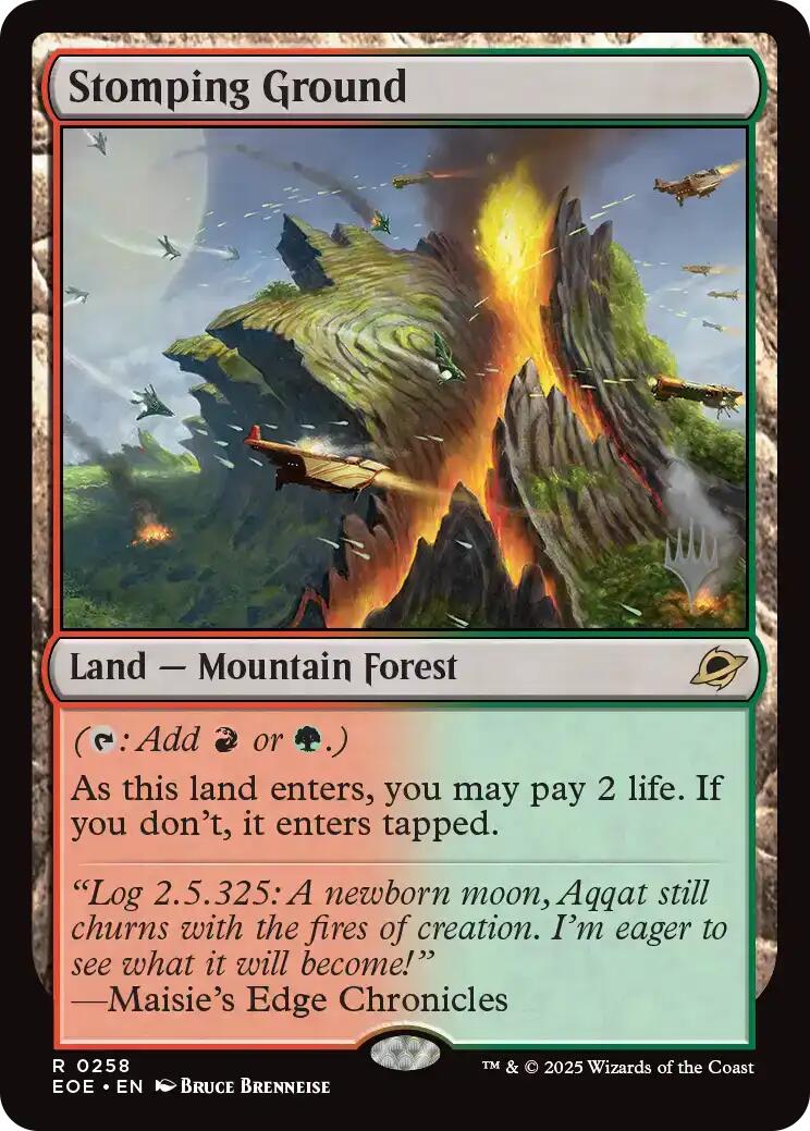 Stomping Ground [Edge of Eternities Promo Pack] - Magic: The Gathering - Card Brawlers | Quebec | Canada |
