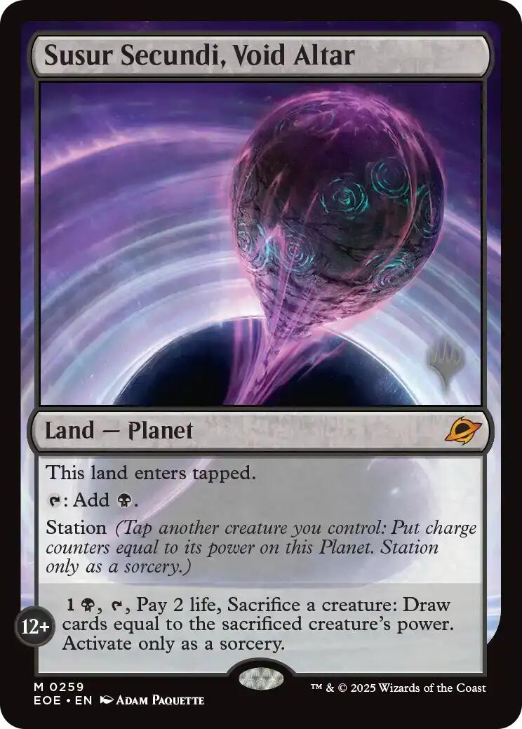 Susur Secundi, Void Altar [Edge of Eternities Promo Pack] - Magic: The Gathering - Card Brawlers | Quebec | Canada |