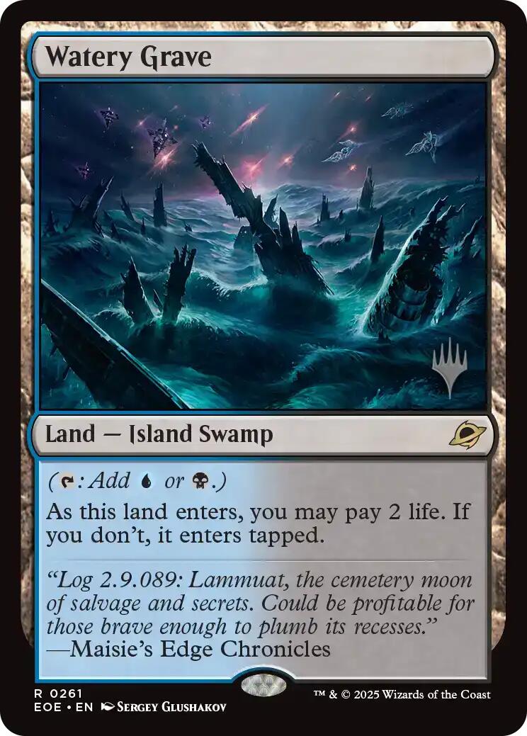 Watery Grave [Edge of Eternities Promo Pack] - Magic: The Gathering - Card Brawlers | Quebec | Canada |