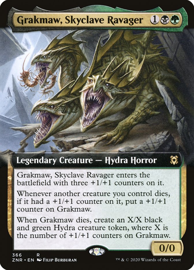 Grakmaw, Skyclave Ravager (Extended Art) [Zendikar Rising] - Magic: The Gathering - Card Brawlers | Quebec | Canada |