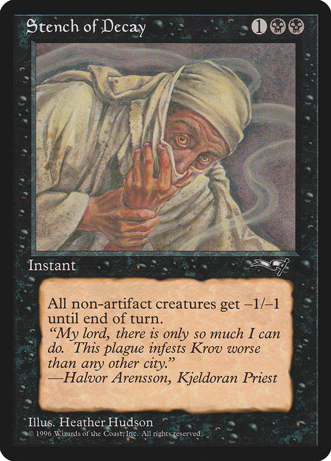 Stench of Decay (Covering Mouth) [Alliances] - Magic: The Gathering - Card Brawlers | Quebec | Canada |