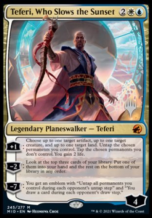 Teferi, Who Slows the Sunset (Promo Pack) [Innistrad: Midnight Hunt Promos] - Magic: The Gathering - Card Brawlers | Quebec | Canada |