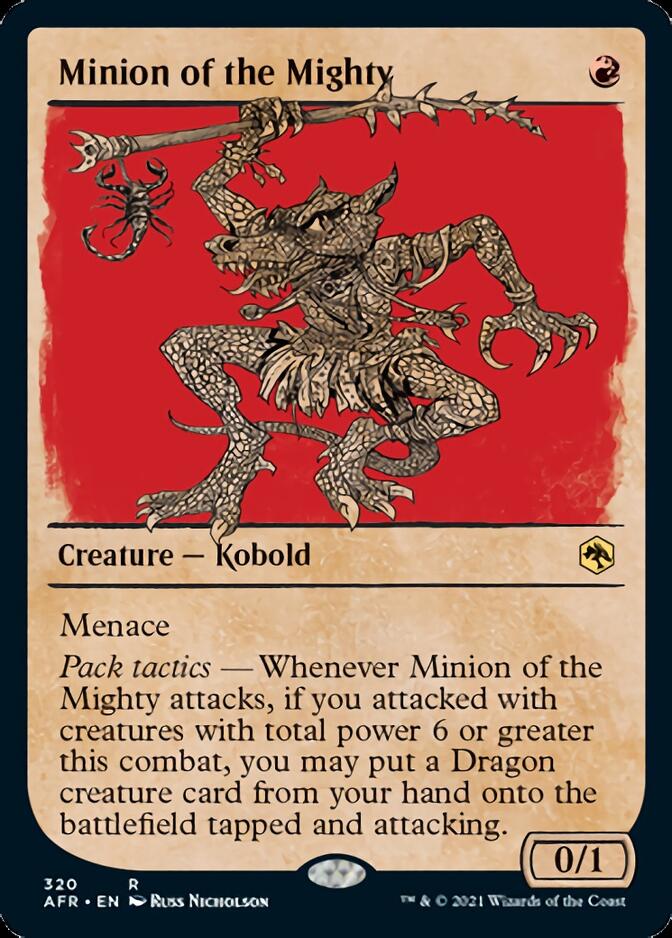 Minion of the Mighty (Showcase) [Dungeons & Dragons: Adventures in the Forgotten Realms] - Magic: The Gathering - Card Brawlers | Quebec | Canada |